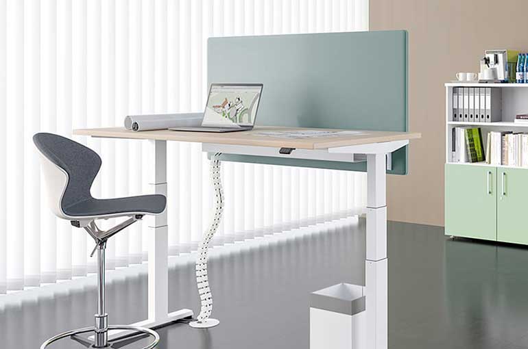 bureau regleble manuellement