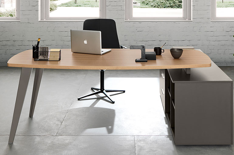 bureau de direction bois clair