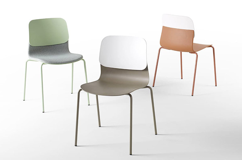 chaises design coloris gris