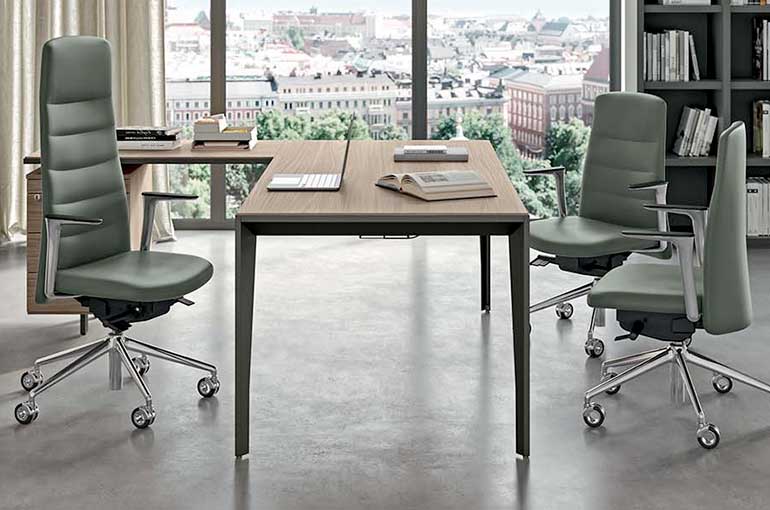 fauteuil de direction en cuir