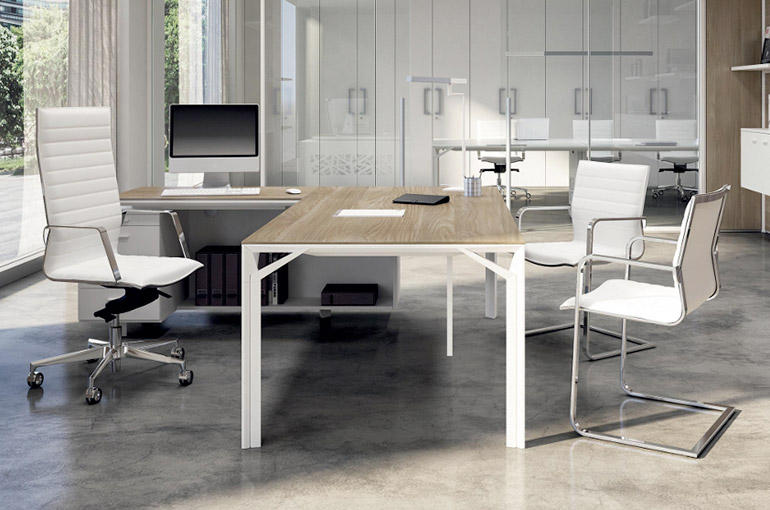 fauteuil de bureau couleur blanc sokoa