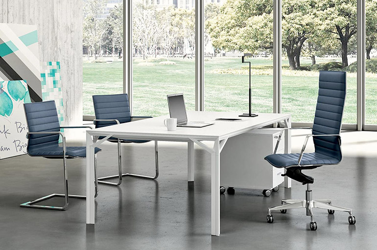 ensemble de fauteuil cuir bureau de direction