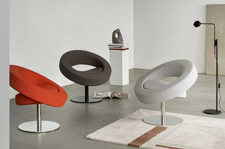 fauteuil rouge trés design