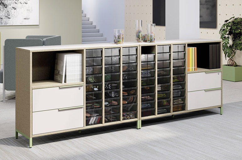 armoire de rangement pour espace co-working