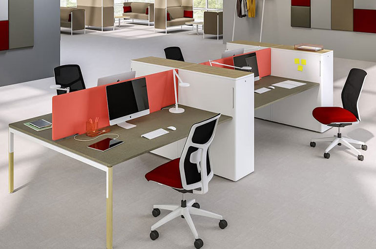 bureau partagé pour espace co-working