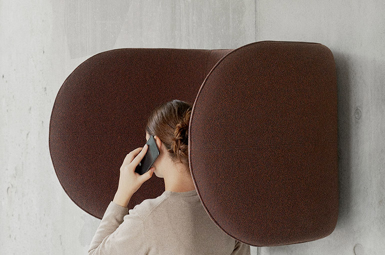 ilot acoustique pour appel téléphonique