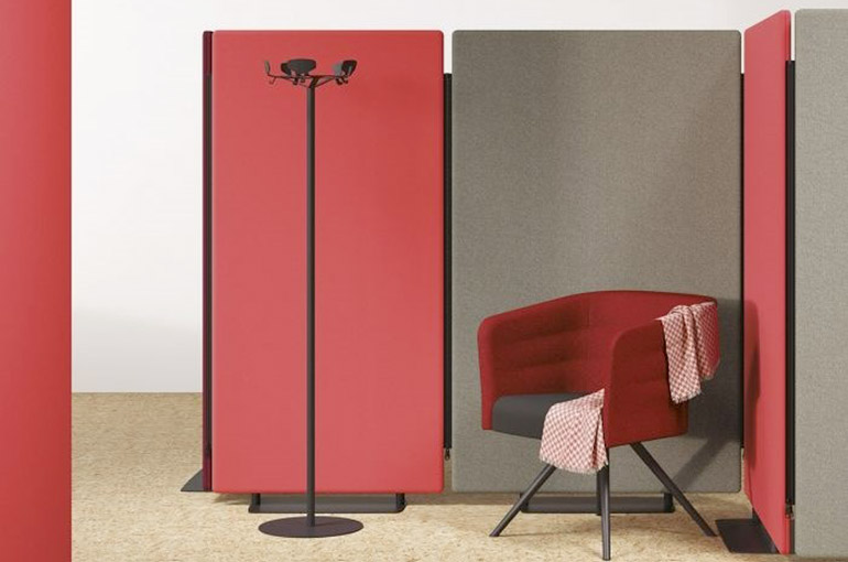 panneau bois pour separation espace bureau