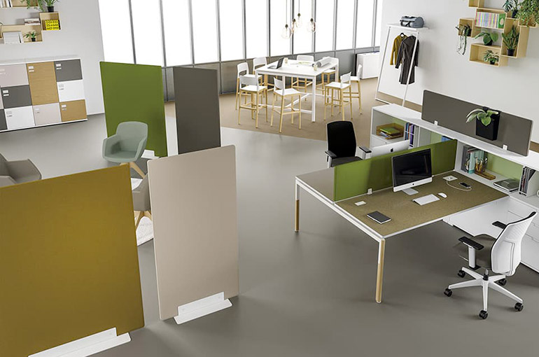 collection de cloisons amovible bureau 