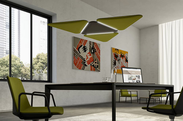 suspension acoustique mural