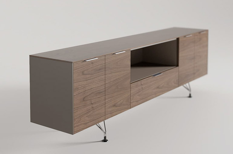 armoire basse rangement bureau