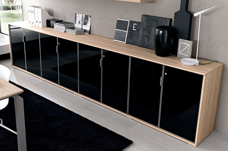meuble bas rangement bureau direction