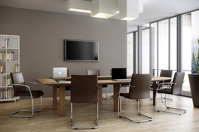 table de réunion pour bureau de direction