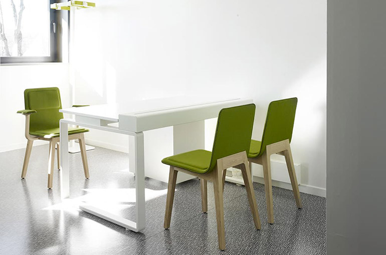 table de reunion haute
