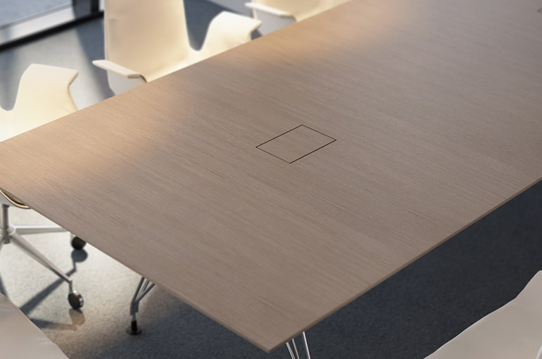 table de réunion connecté