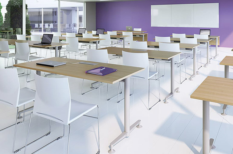 table pour salle de formation