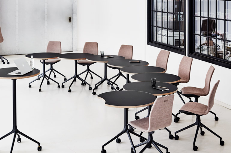 table ronde pour salle de formation